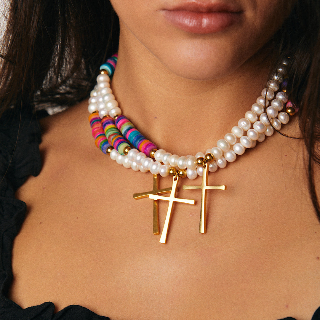 Collar Happy Cross