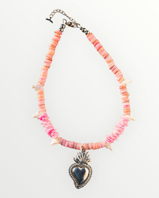 Collar Pink Heart